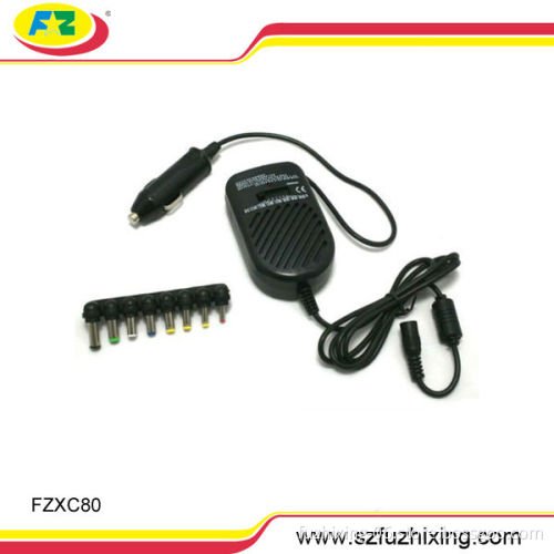 80W DC Car Auto Charger Adapter Power Supply for Laptop